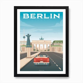 Berlin Brandenburg Gate Germany Art Print