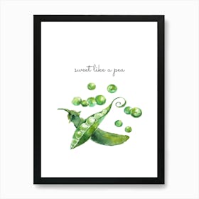 Sweet Like A Pea Poster