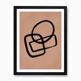 The Shapes I Art Print