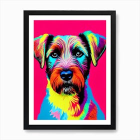 Wirehaired Pointing Griffon Andy Warhol Style Dog Art Print