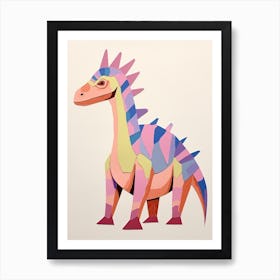 Nursery Dinosaur Art Avaceratops 3 Art Print