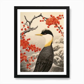 Bird Illustration Cormorant 4 Art Print