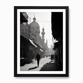 Cairo, Egypt, Black And White Photography 3 Art Print