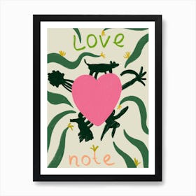 Love Note Art Print