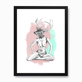 Oh Deer I Art Print