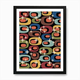 Mid Century Modern Abstraction 2 Art Print