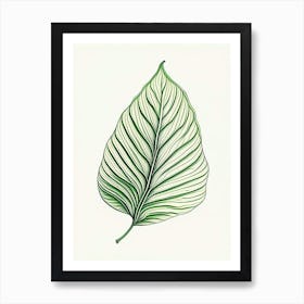 Hosta Leaf Warm Tones 2 Affiche