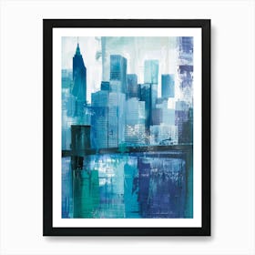 New York City Skyline 9 Art Print