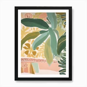 Mediterranean Tropical Plants 9 Art Print