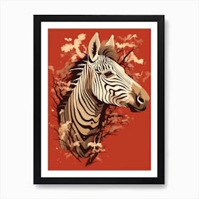 Zebra 7 Art Print
