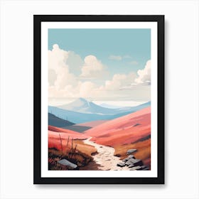 The West Highland Line Scotland 12 Hiking Trail Landscape Art Print