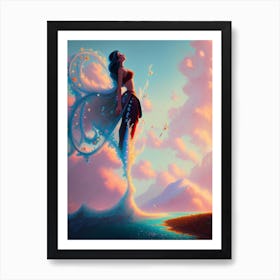 Fairy In The Sky Art Print