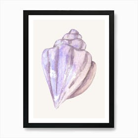 Watercolor Seashell 5 Art Print