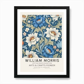 William Morris Style Art Exhibition Flower Garden Art Print