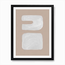 Mid Century Brown Iii Art Print