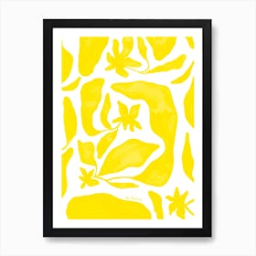 Spring Yellow Flowers Art Print