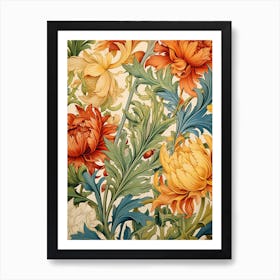 Chrysanthemums 1 Art Print