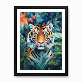 Tiger In The Jungle 11 Art Print