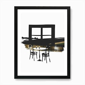 Table And Chairs Art Print