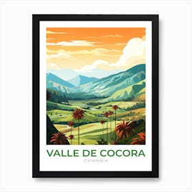 Colombia Valle De Cocora Travel Art Print