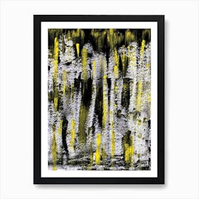 Yellow Drops Art Print