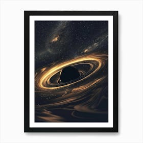 Black Hole 3 Art Print