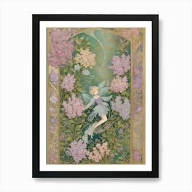 Fairy In The Garden Art Print