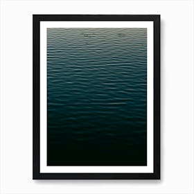 Calm Waves And Water Abstract Minimalist Photography Moody Pastel Art Print