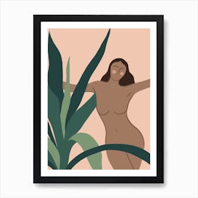 Jungle Girl 8 Art Print