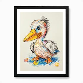 Pelican 6 Art Print