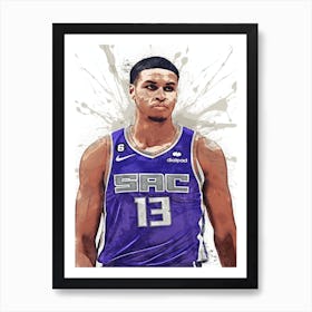 Keegan Murray Sacramento Kings Art Print