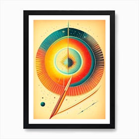 Cosmology 2 Vintage Sketch Space Art Print