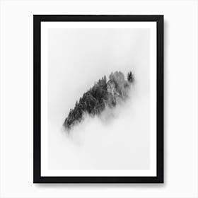 Island In The Fog Art Print