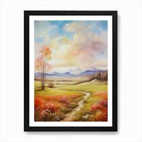 Landscape Painting 2 Art Print