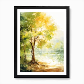 Watercolor Painting Art Print