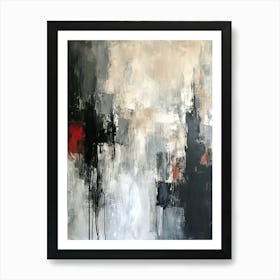 Abstract Painting, Boho Art Style Art Print