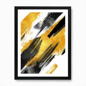 Abstract Brush Strokes 29 Art Print