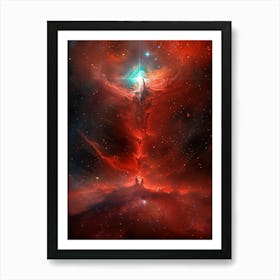 A Star is Born in the Phoenix Nebula Art Print