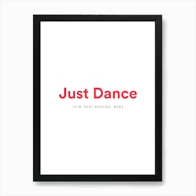 Just Dance Art Print