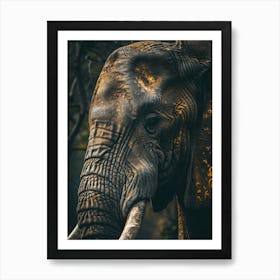 Elephants In The Wild Art Print