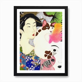 Cat Lovers Art Print