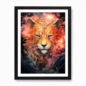 Lion Art 2 Art Print