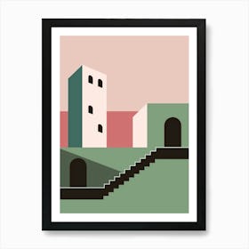 House With Stairs Art Print