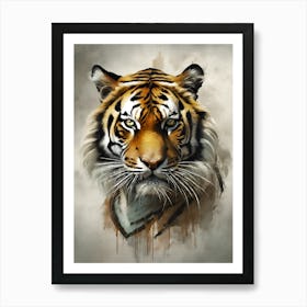 Majestic Gaze: Portrait of the Wild Art Print