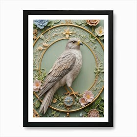 Mystical Hawk Art Print