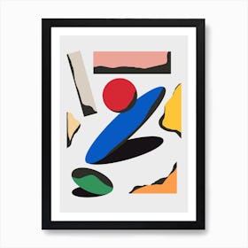 Shapes Art Print