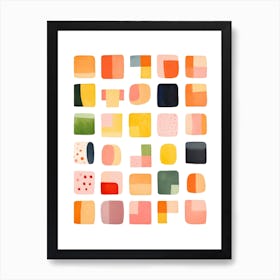 Abstract Watercolor Painting 5 Art Print