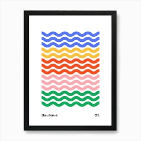 Geometric Bauhaus Poster 25 Poster