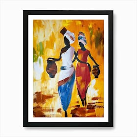 African Woman African Culture 12 Art Print