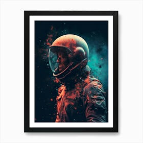 Astronaut In Space 10 Art Print